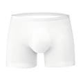 thumbnail image 2 of HUPOM Men'S Underwear Underwear For Men Pack Medium waist Elastic Waist Solid Boxer Briefs White XL, 2 of 2