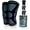 Blue, variant on 2 Pack Knee Brace Sleeves for Men Women, Black Size L