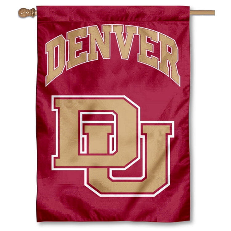 College Flags and Banners Co Denver University Black Flag Large 3x5