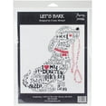 thumbnail image 2 of Imaginating Counted Cross Stitch Kit 7.25"X7.75"-Let's Bark (14 Count), 2 of 2