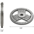 thumbnail image 4 of Disco de pesas Fitvids de hierro fundido olímpico de 4,5 kg, 1 pulgada, 4 of 4