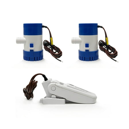 - Five Oceans Electric Bilge Pump 1100 GPH & Float Switch Kit FO-3615-C1