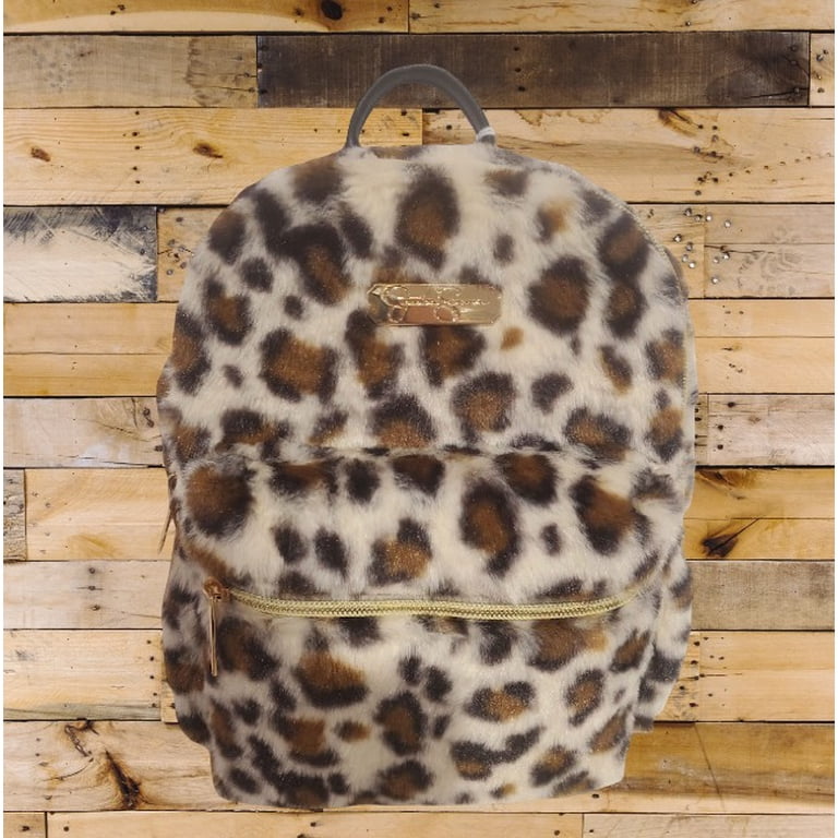 Jessica Simpson Mini Plush Backpack for Women for Going Out 