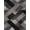 Black Grey Taupe, Pattern 1, variant on ODIKA Monochrome Zigzag Rhythmic Design Plush Contemporary Floor Cover Stain Resistant Thin Throw for Entryway, Kitchen, Laundry Room