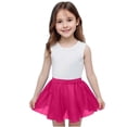 thumbnail image 4 of Ballet Dance Skirt for Girl Casual Mesh Chiffon Wrap Fluffy Skirts Pull on Elegant Elastic Waist Ballerina Skirts for Performance Training, 4 of 6