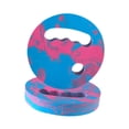 thumbnail image 2 of Discos de ejercicios acuáticos, discos de natación de espuma EVA, equipo aeróbico cómodo, resistencia de piscina para entrenamiento acuático de verano Rosa Azul, 2 of 8