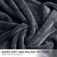 thumbnail image 6 of Throw Blanket, Fuzzy & Plush Warm Fleece Blanket, King Size Dark Gray Blankets for Couch Beds, Washable Soft Blankets for Women, 108" x 90", 6 of 9