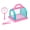 Pink, variant on YIFAEUX 1 Set Critter Viewer Box with Tweezers Magnifying Glass Portable Handle Mesh Kids Outdoor Nature Exploration Small Animal Catcher Observation Container Boys Girls Gift