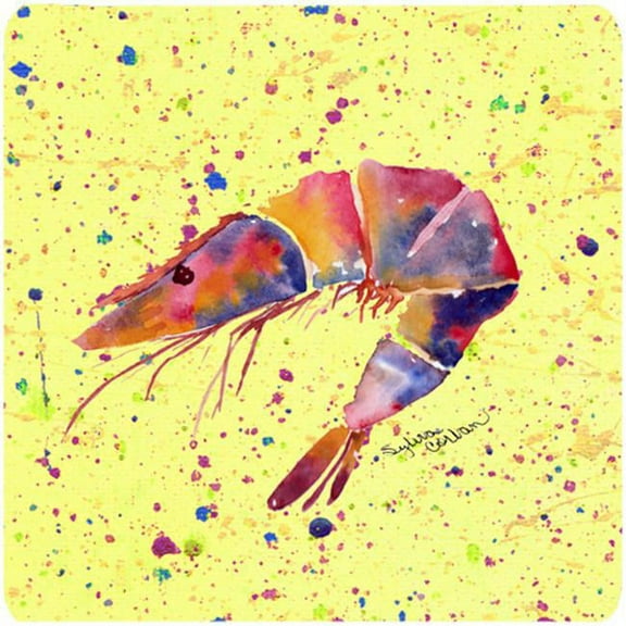 Shrimp Foam Coasters - Set Of 4