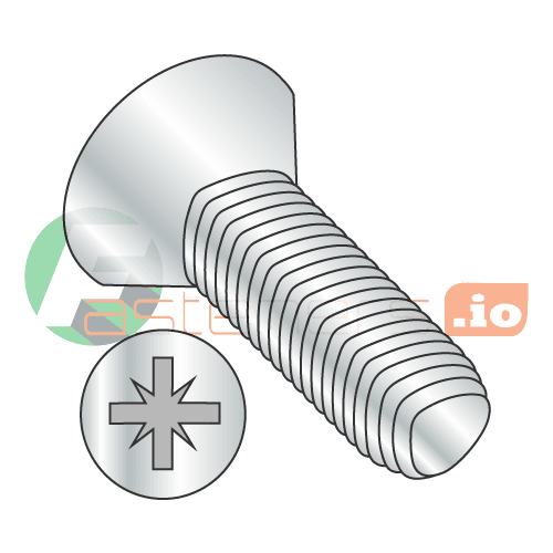 M2.5-0.45 x 6 mm Full Trilobe Thread Forming Screws / Pozi / Flat Head / Steel / Zinc / DIN7500M (Quantity: 2,000 pcs)