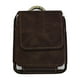 thumbnail image 1 of Bolsa de transporte para teléfono, ligera, de piel sintética, 8 x 3 x 9,3 cm, para teléfono móvil marrón oscuro, 1 of 9
