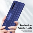 thumbnail image 5 of ELEHOLD for Samsung Galaxy Z Fold 4 Heavy Duty Case with Built-in Screen Protector Invisible Kickstand Hinge Protection Non-Slip Shockproof Full Body Rugged Case for Samsung Z Fold 4,Blue, 5 of 7