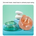 thumbnail image 3 of Bol de Nourriture pour Chat Surélevé 15 Degeree avec Support Transparent, Santé Améliorée Robuste, Bol Plat Incliné pour Chien pour la Maison Intérieur, pour une Alimentation et des Repas Faciles, Favorisant la Digestion et le Nettoyage, 3 of 7