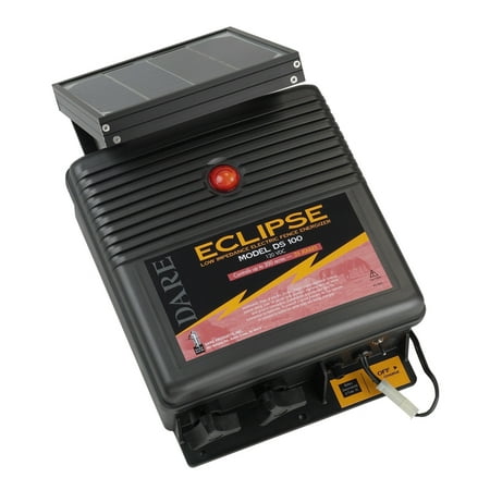 Dare Products Eclipse 12 volt Solar Fence Energizer 100 (Best Location For 2019 Solar Eclipse)