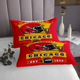 thumbnail image 3 of Erosebridal Kids Sports Coverlet Set Twin, Lightweight, Red 2 Pieces, Chicago, 3 of 5