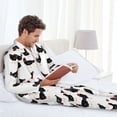 thumbnail image 6 of Goofa Funny Chicken for 2-piece Loungewear Set Men’s Sleepwear Set Soft PJs Cozy loungewear Comfy Sleep Set Winter Pajamas-Large, 6 of 7