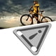 thumbnail image 4 of Placa triangular reflectante Higoodz para bicicleta señal reflectante triangular de seguridad nocturna magnética alta visibilidad, 4 of 8