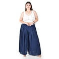 thumbnail image 1 of Pantalon tipo palazzo Roman Fashion /Tallas Extras, 2632 (Azul marino) azul marino 40, 1 of 5