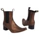 thumbnail image 2 of NECHOLOGY Botas Mujer Zapatos Botines de mujer Botas elásticas Extra grandes para mujer, estilo europeo y americano, punta estrecha, tacón bajo, tacón grueso, botas de cuero, 2023 (Brown, 7.5), 2 of 5