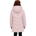 thumbnail image 3 of Wantdo Big Girl's Winter Coat Quilted Winter Jacket Waterproof Puffer Jacket Pink 18/20, 3 of 8