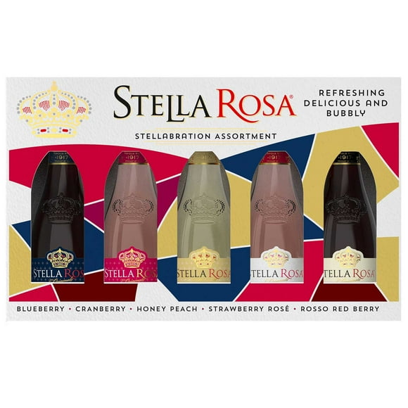 Stella Rosa Stellabration Wine Variety Pack 187 ml, 5 pk.