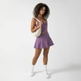 thumbnail image 6 of YITTY Active Women's UltraLuxe High-Waist Tennis Skirt with Built-in Shorts, Athleisure, 4-Way-Stretch, Built-in Shorts, Purple Mystique, 4X, 6 of 7
