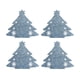 thumbnail image 2 of Matsuzay Bolsa de vajilla de Navidad de 4 piezas, decoración de de comedor, adorno de árbol de Navidad, fiesta de Año Nuevo, cubertería Kits de decoración para fiestas, 2 of 6