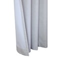 thumbnail image 5 of Thermaplus Ventura Grommet Curtain Panel Pair Window Dressing each 52 x 63 in White, 5 of 5