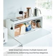 thumbnail image 4 of Yamazaki Home Bread Box - Wide, White, Steel, 32L, Supports 22 pounds, No Assembly, 4 of 7