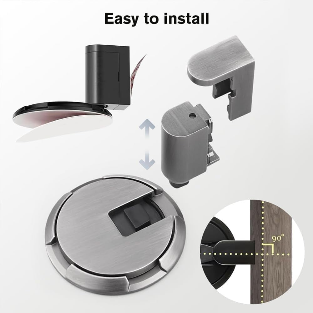 2025 new door wedge stop, comfortable self-priming door wedge, no need to punch, anti-collision, advanced ground suction technology, windproof, quiet, safe and adjustable height, suitable fo