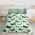 thumbnail image 2 of Feelyou Dreamy Butterfly Kid Twin Comforter Sets, Green Leaves Plant Bedding Set, 2pcs, 2 of 8