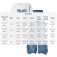 thumbnail image 2 of CYRBOKO Outfit Sets for Girls, Elastic Waist Casual Crew Neck Short Sleeve Summer Two-piece Sets Blue Size 13-17 T, 2 of 7