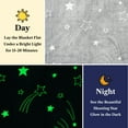 thumbnail image 3 of PAVILIA Glow in the Dark Blanket, Star Gift for Girls Boys, Toy Blanket for 1 2 3 4 5 6 7 8 9 10 Year Old Boy, Soft Plush Fleece Kids Gift Blanket for Birthday, Christmas, Room Decor, 60x80, 3 of 9