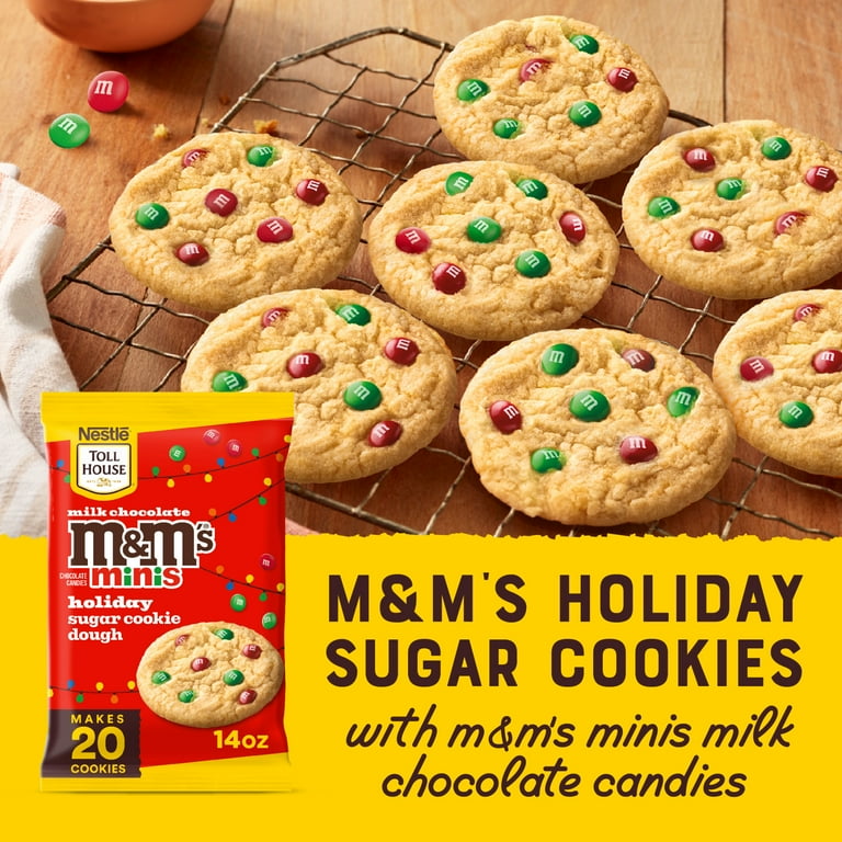 Nestle Toll House Ready to Bake M&M'S Minis Holiday Refrigerated