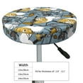 thumbnail image 2 of Uemuo Squirrel And Leaves Pattern Round Bar Stool Seat Covers Washable Stool Cushion Slipcover Elastic Bar Chair Covers-12 inch, 2 of 7