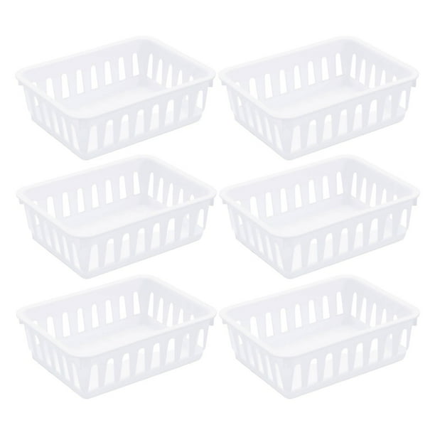 Sterilite Mini Storage Tray Bin Basket Organizer Stackable 1605 Home