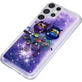thumbnail image 5 of Glitter Case for Samsung S24 Ultra, Galaxy S24 Ultra Liquid Case Cute Pink Moving Liquid Floating Sparkle Girls Women Clear Soft TPU Protective Cover for Samsung Galaxy S24 Ultra Couple Owls, 5 of 12