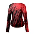thumbnail image 5 of Women's Long Sleeve Basic T Shirts Tees Halloween Print T-Shirt Tops, 5 of 5