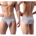 thumbnail image 4 of Yuyangdpb Men's Bikini Underwear Sexy Bulge Enhancing Pouch Briefs N1158Muti/4pack m, 4 of 5