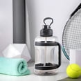 thumbnail image 6 of Zmeidao Sports Water Bottle, Clear Water Bottle with Straw, Portable Drinking Bottle Ideal for Sports, Gym, and Fitness, 84OZ, 6 of 6