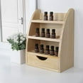 thumbnail image 3 of LIANTRAL Essential Oils Storage Rack, Wooden Nail Polish Display Holder Organizer - 45 Slots for 10/15/20/30 ml Bottles, Natural Wood Color, 3 of 7
