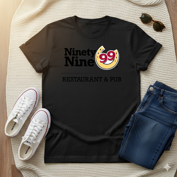 99 Restaurant & Pub Steakhouse Retro Graphic Fan Gift Merch Unisex T-Shirt, up to Size 5XL
