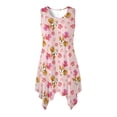 thumbnail image 4 of FUIALDOLG Summer Crew Neck Sleeveless Dress for Women Cartoon Corgi Dog Tank Dress Womens Loose Casual Long Maxi Beach Dress with Pockets Trendy Skirt for Valentiness Day Dating,S, 4 of 7