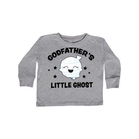 

Inktastic Cute Godfather s Little Ghost with Stars Gift Toddler Toddler Girl Long Sleeve T-Shirt