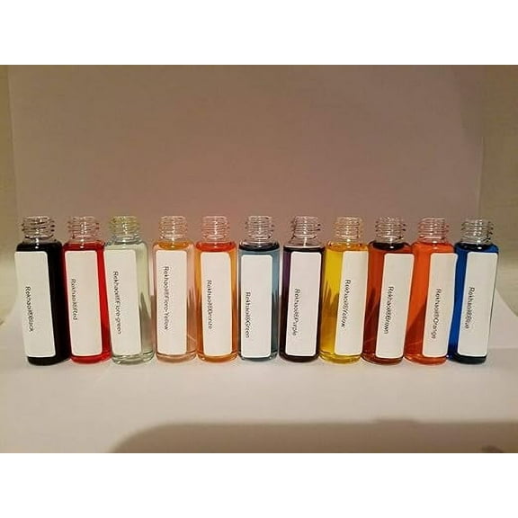 Rekhaoil® Dyes for Lamp Oil & Kerosene 11-1/4 Bottles