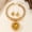 GOLD, variant on Vintage Boho Sunflower Crystal Necklace Earrings Set Jewelry for Holiday Parties Wedding Dresses All Seasons Fashion Costume Accessory