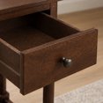 thumbnail image 6 of Convenience Concepts French Country Kourtney No Tools 1 Drawer Accent Table with Shelf, Espresso, 6 of 6