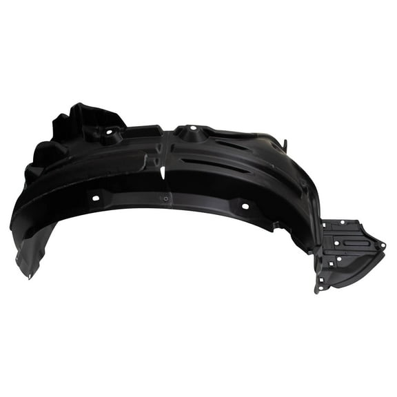 TRQ Front Right Inner Fender Liner Black Passenger Side Fits Select 2019 Toyota C-HR TO1249239