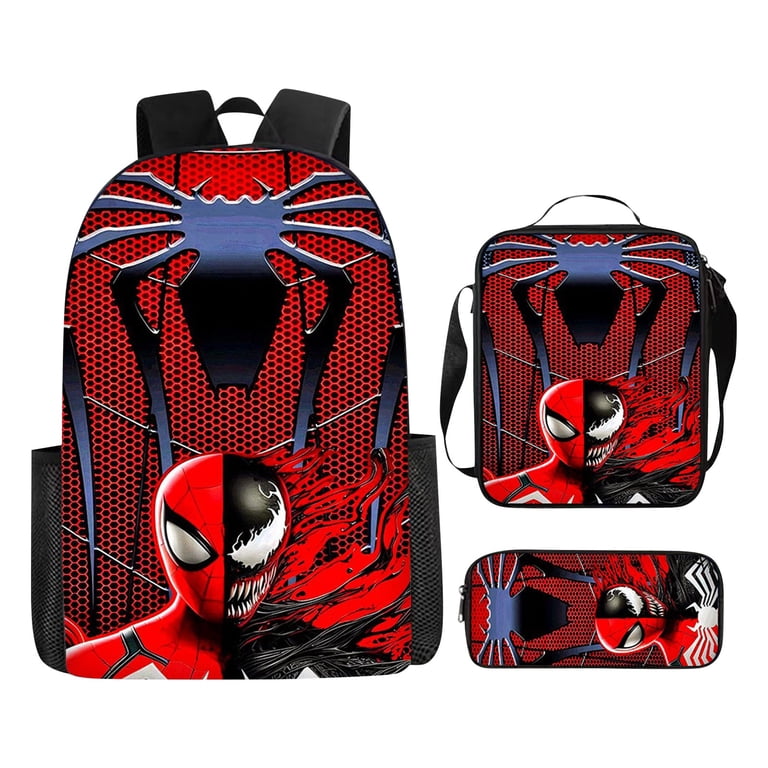 3-Piece Casual Backpack Set - Large Capacity Bookbag with  display picture 2
