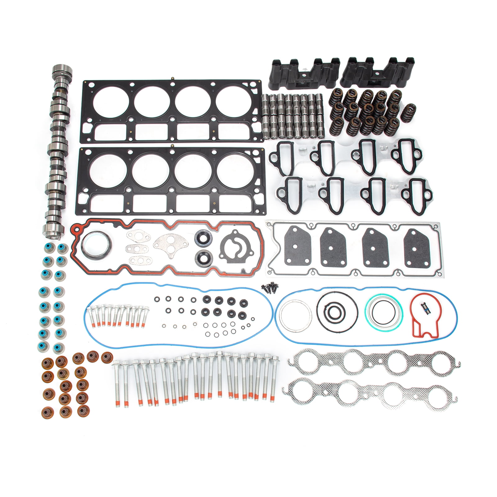 For 2003-2007 GMC Chevrolet 4.8 5.3 Stage 2 Cam Kit Camshaft Lifters Head Gasket